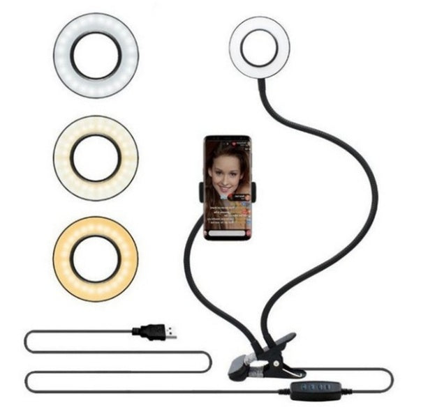 Illuminate Your Beauty with the LED Selfie Ring Light