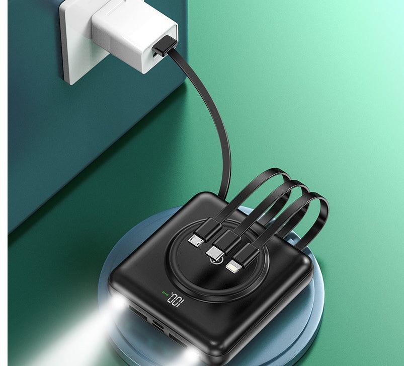 Stay Charged with the Large Capacity Mobile Phone Wireless Power Bank
