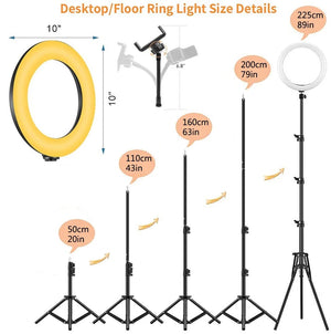 Elevate Your Selfie Game with Our Ring Mobile Phone Holder Bracket Tripod!