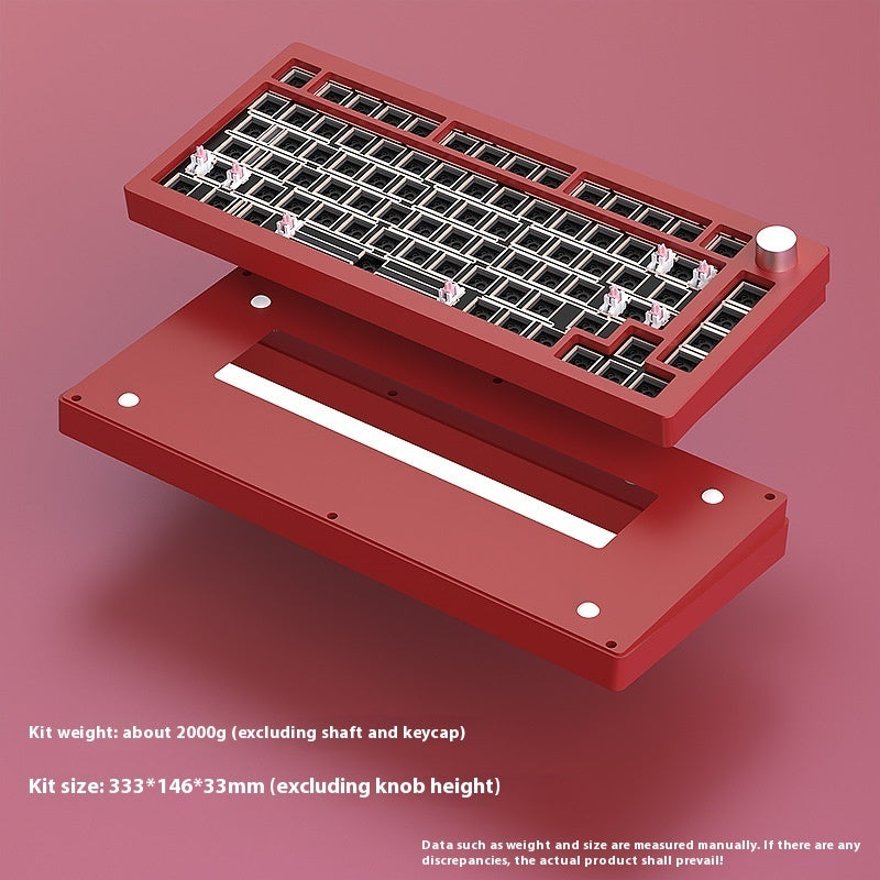 Heiji Snake Aluminum Mechanical Keyboard Kit Bluetooth Wired Three-Mode