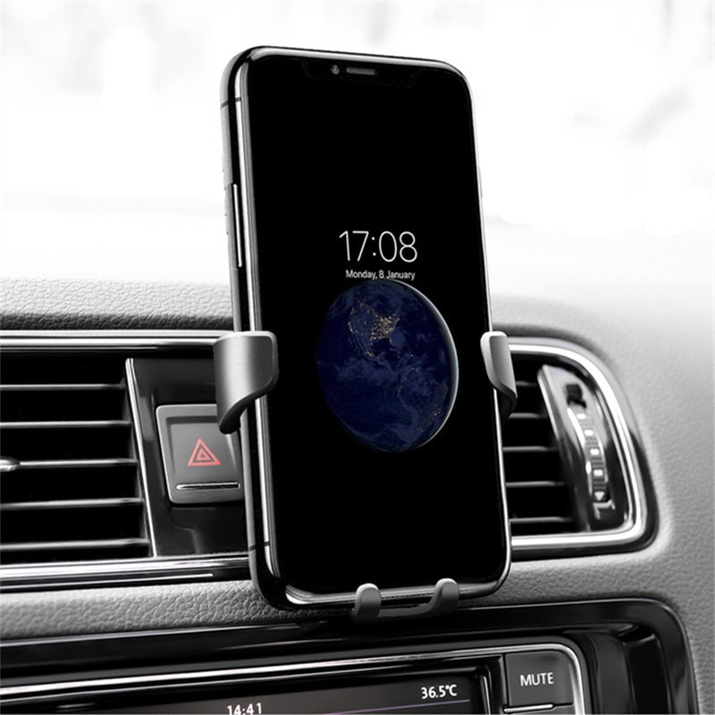 Universal Car Air Vent Phone Holder Stand with Gravity Support