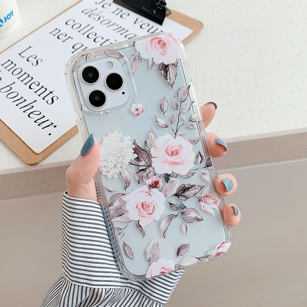 Banana Leaf Watercolor Design Protective Phone Case