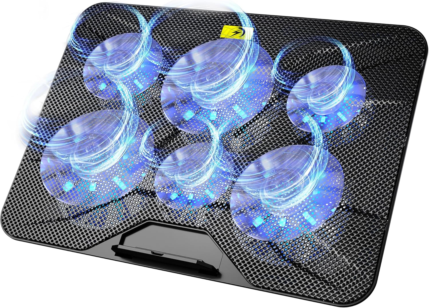 Laptop Cooling Pad with 6 High-Speed Fans for 14-17.3 Inch Laptops