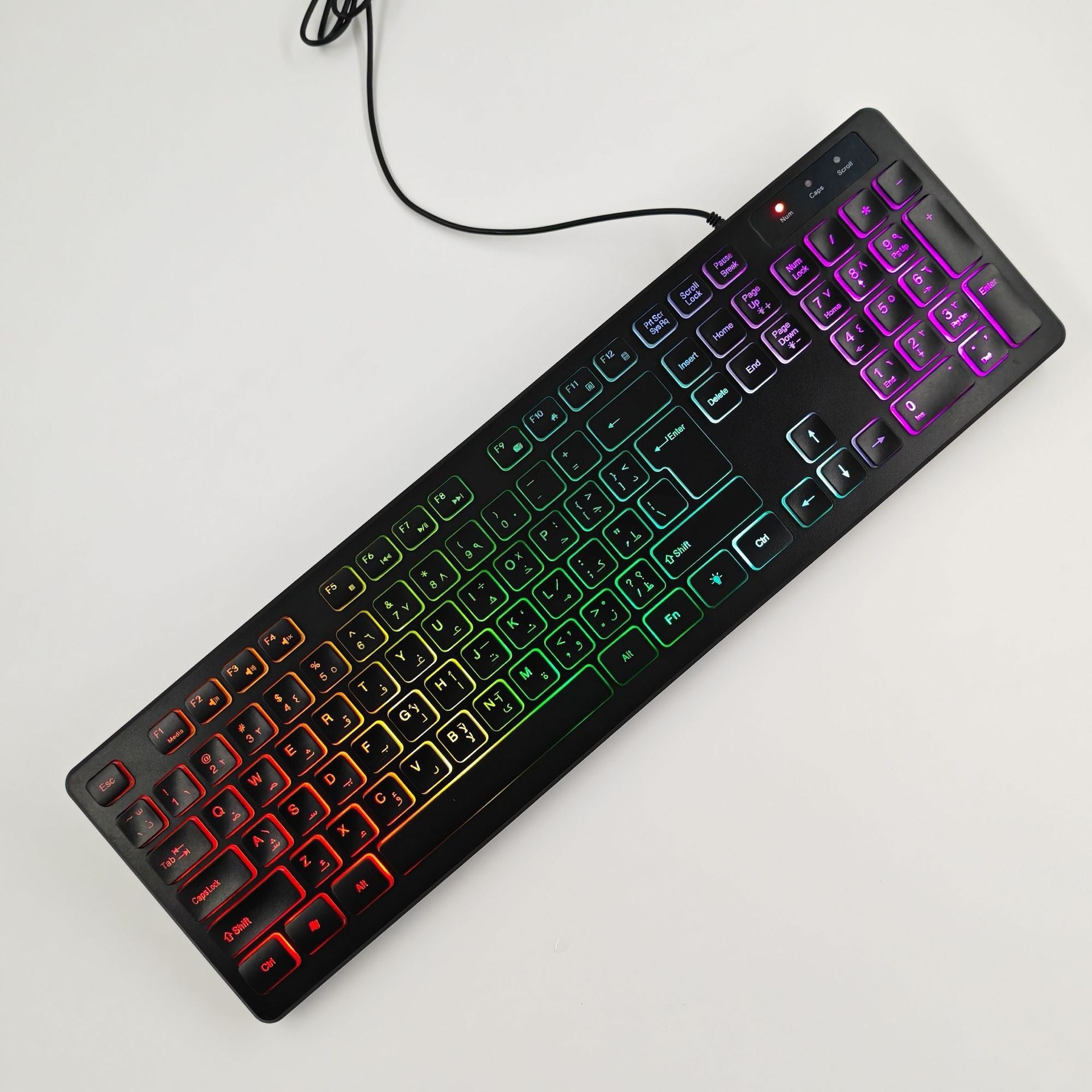 Mechanical Shaft Wired Backlit Computer Game Mechanical Keyboard