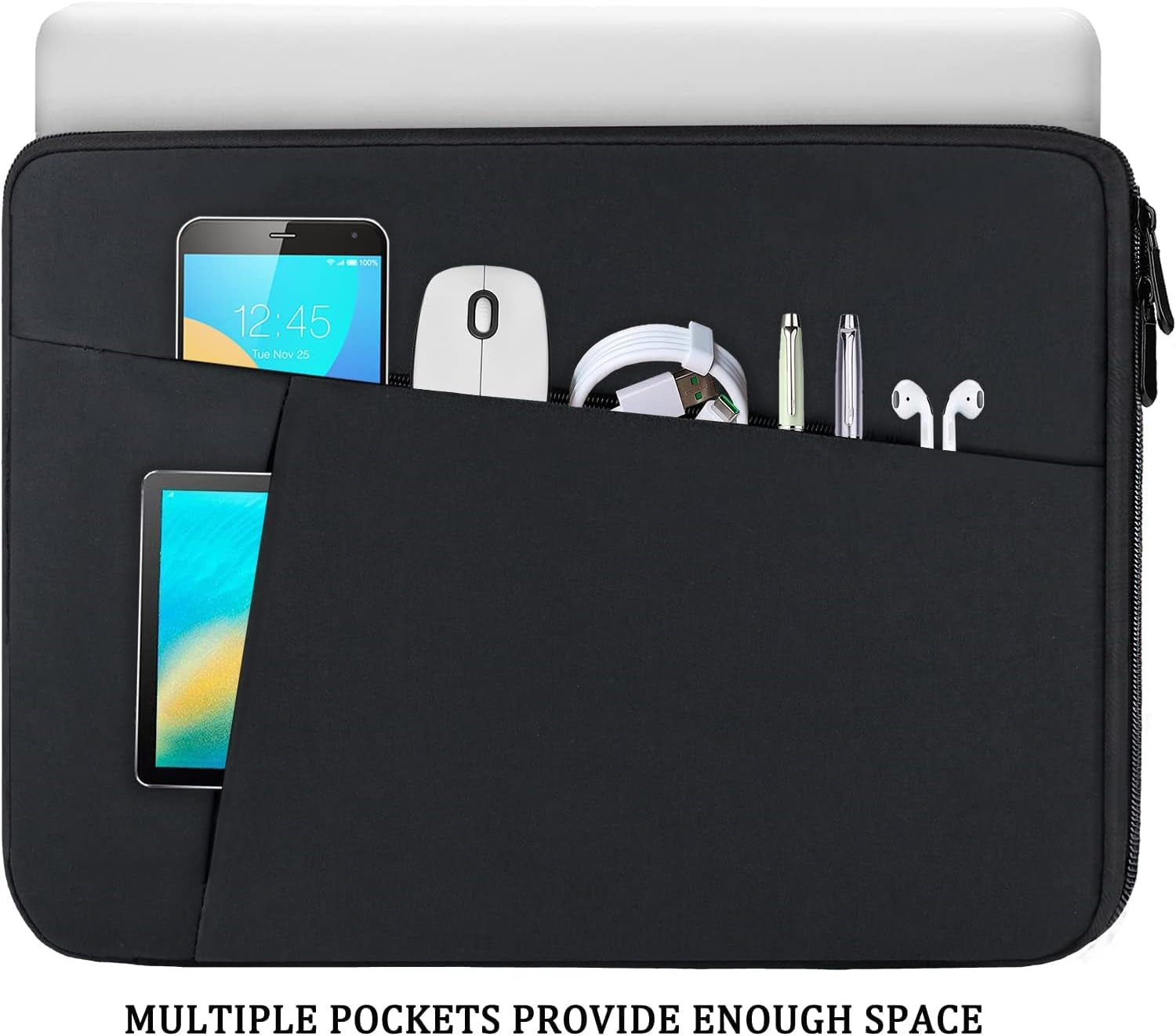 Laptop Sleeve Case 14 Inch, Protective Soft Padded Computer Carrying Bag