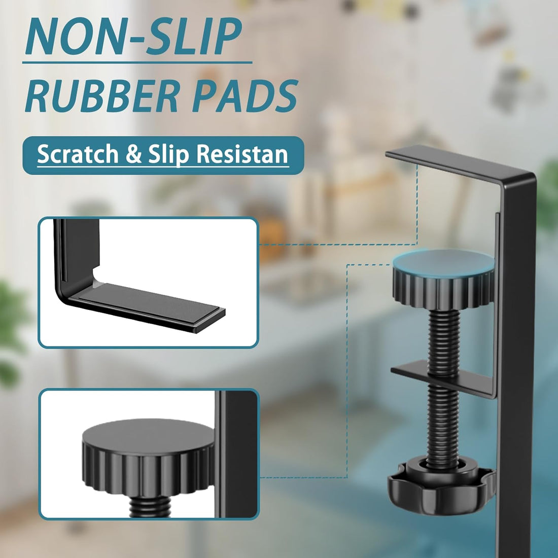 Under Desk Cable Management Tray, No Drill Mesh Cable Tray Cord Organizer