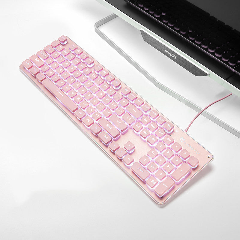 Wired Film Luminous USB Home Office Computer Gaming Keyboard