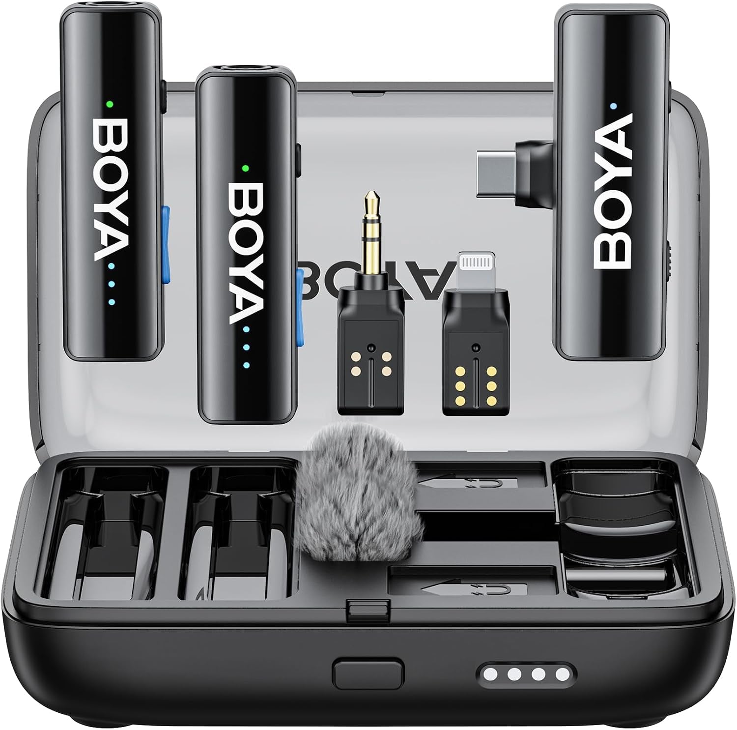 LINK 2 Wireless Lavalier Microphone for Iphone/Camera/Android/Pc