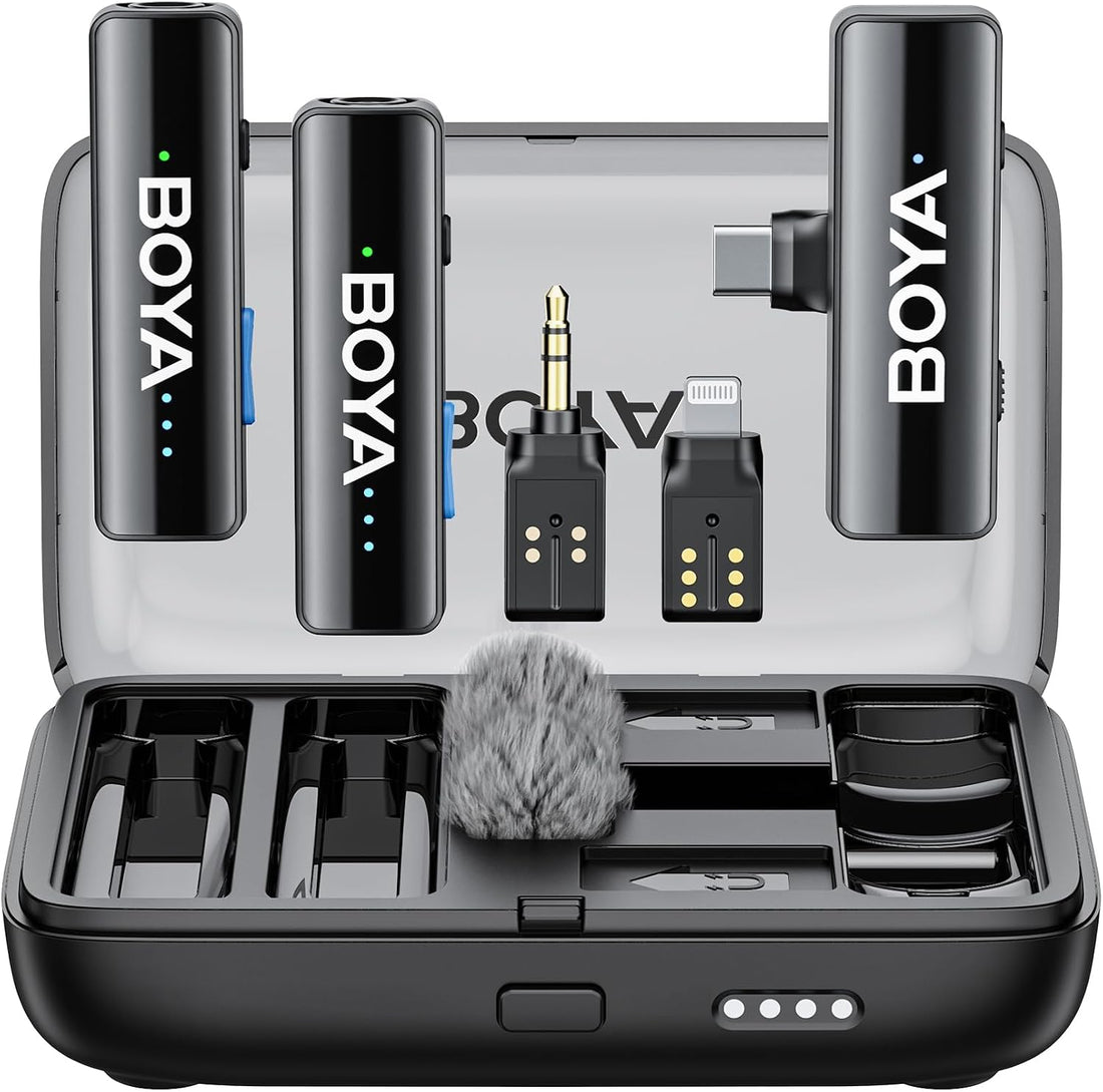 LINK 2 Wireless Lavalier Microphone for Iphone/Camera/Android/Pc