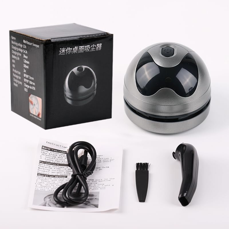 Mini Desktop Vacuum Cleaner, Cordless Desk Vacuum, Rechargeable