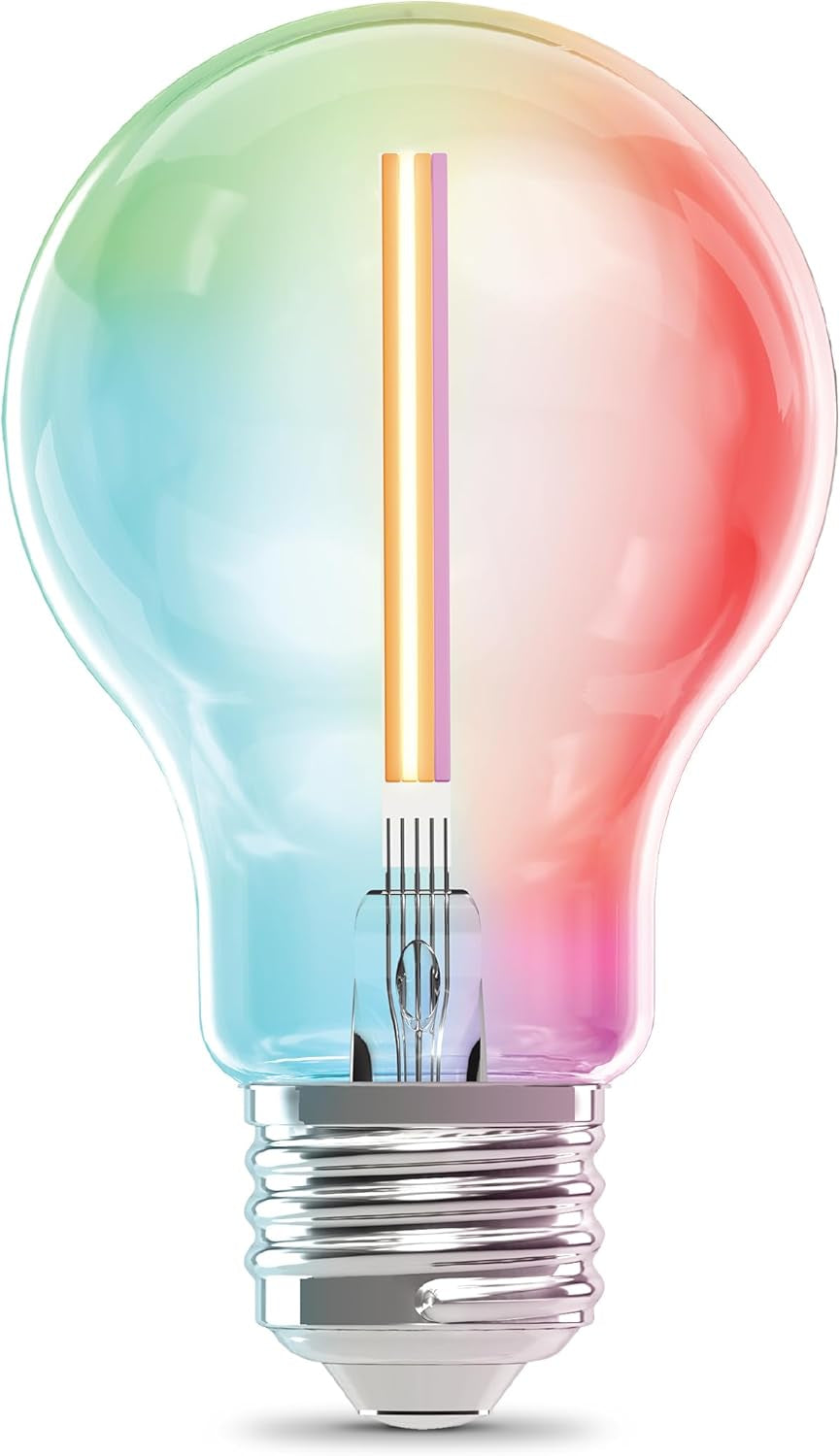A19 LED Smart LED Light Bulb, 40W Eq, RGB Color Changing