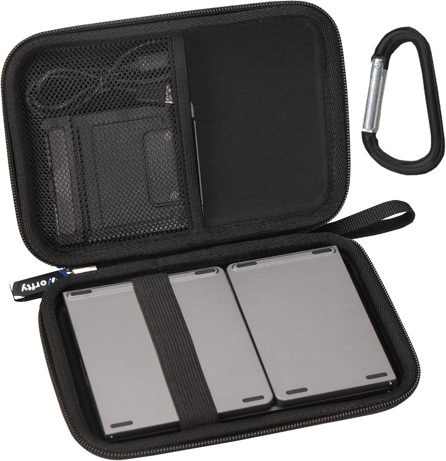 Hard Travel Carrying Case for Samsers Foldable Bluetooth Keyboard, Storage EVA Case Compatible with Samsers Touchpad Portable Wireless Keyboard KT03 (Case Only)