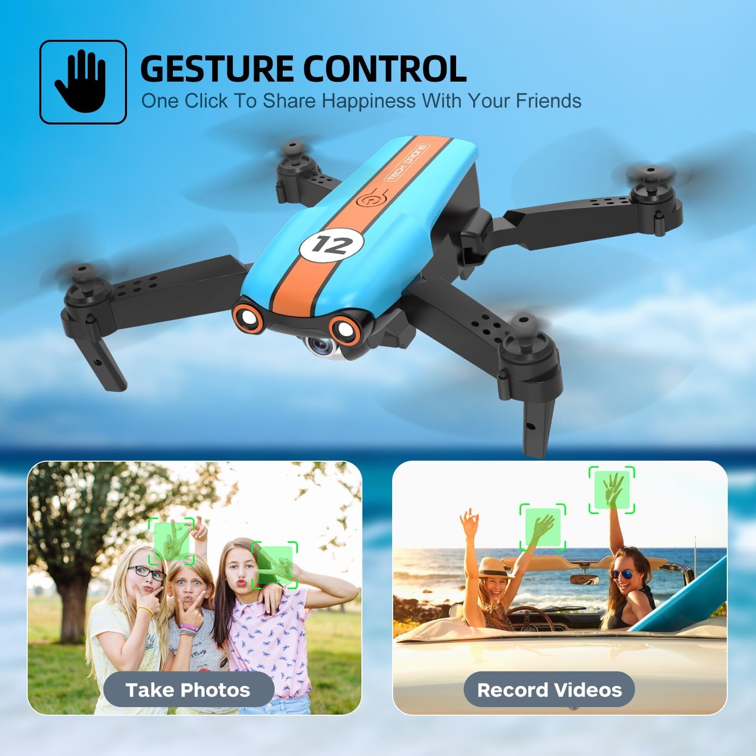 Drone with Camera for Adults, Foldable 2.4Ghz FPV Drone for Beginner and Adults,26 Mins Flight Time, RC Quadcopter Toys Gift, Altitude Hold, 2 Batteries