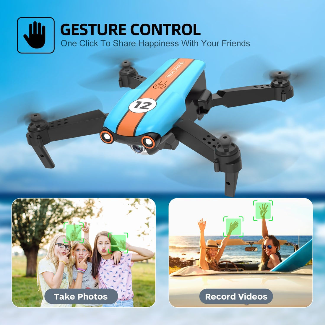 Drone with Camera for Adults, Foldable 2.4Ghz FPV Drone for Beginner and Adults,26 Mins Flight Time, RC Quadcopter Toys Gift, Altitude Hold, 2 Batteries