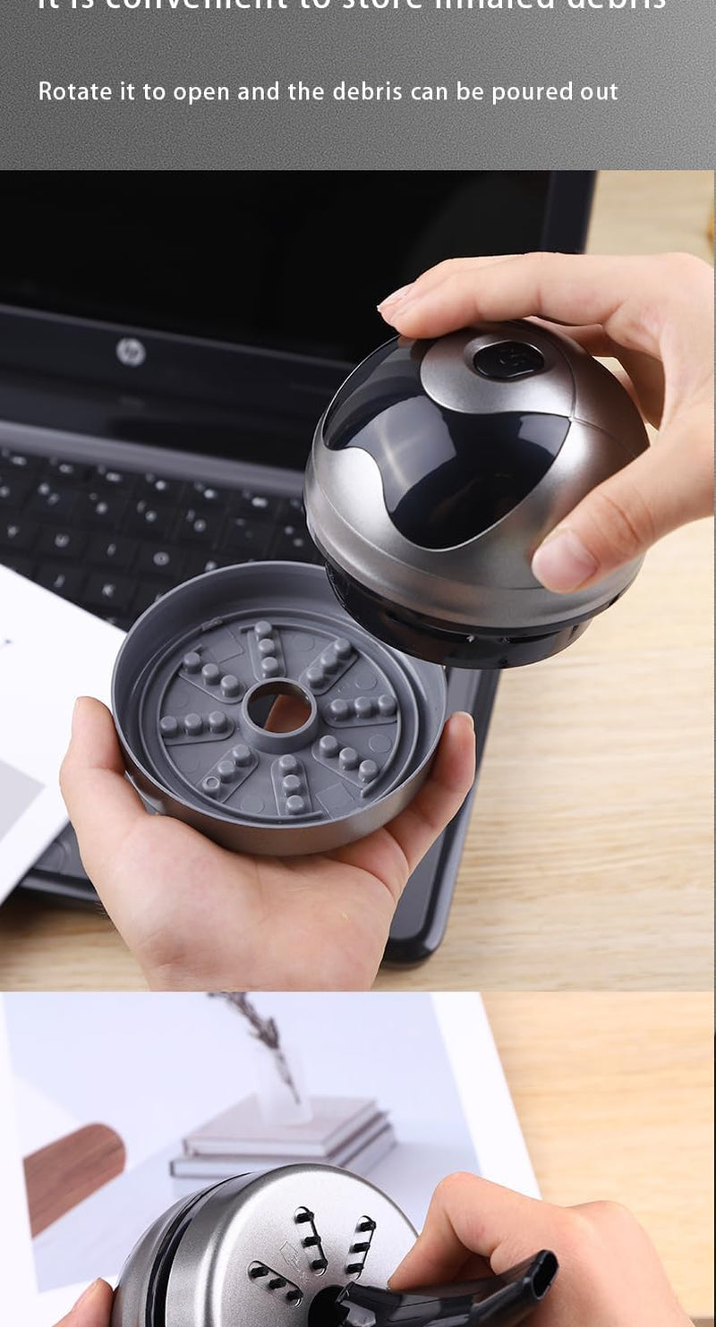 Mini Desktop Vacuum Cleaner, Cordless Desk Vacuum, Rechargeable